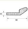 knife shape conductive gasket 